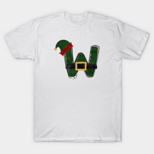 Letter W - Christmas Letter T-Shirt